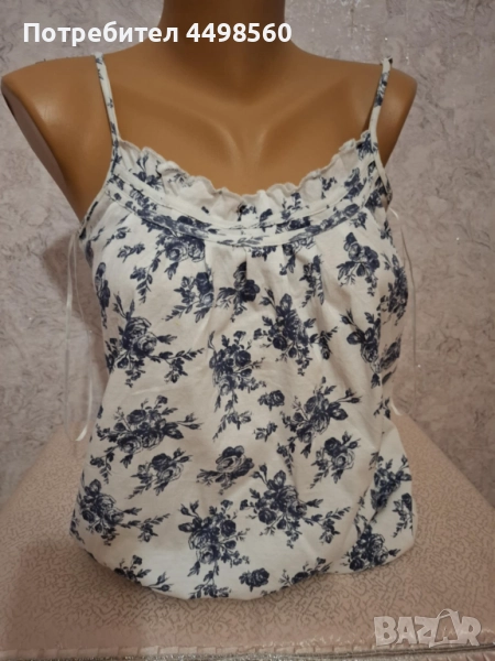 Памучен Дамски Топ/Потник, снимка 1