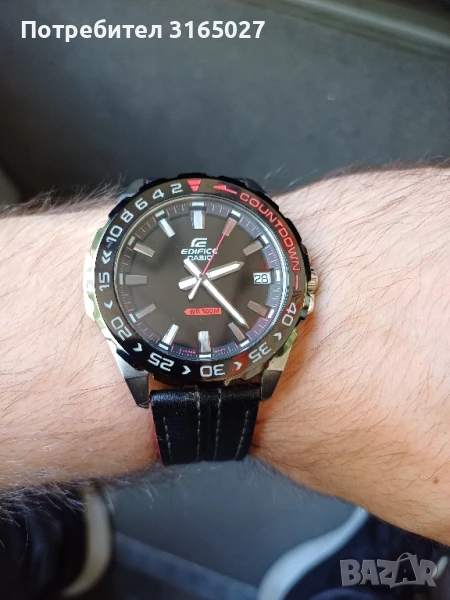 Casio Edifice + каишка, снимка 1