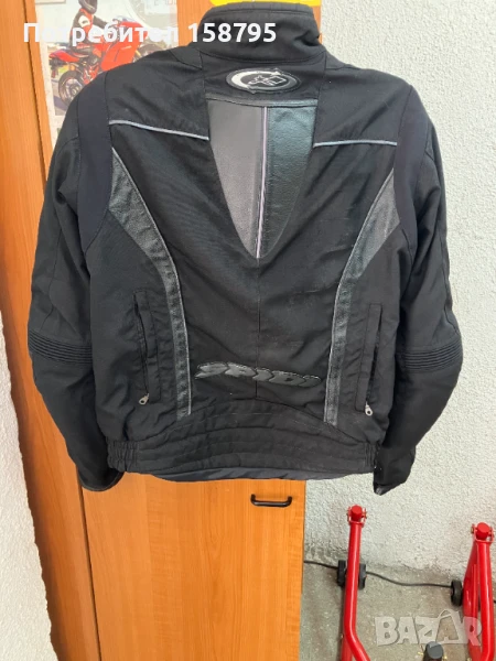 Текстилно мото яке с гърбица Spidi on track размер М., снимка 1