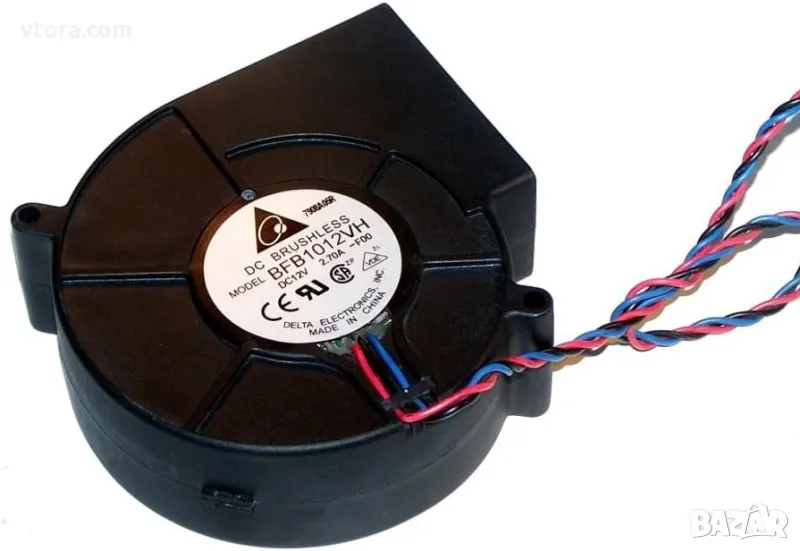 Вентилатор SuperMicro BFB1012VH 12V 2.70A 100mm Blower Fan FAN-0059L, снимка 1