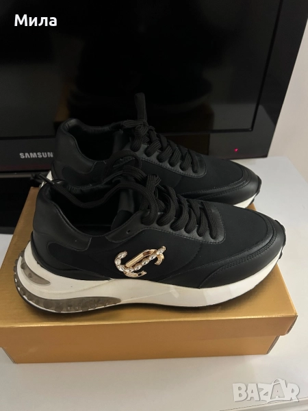 Jimmy Choo дамски спортни маратонки сникърси обувки естествена кожа, снимка 1