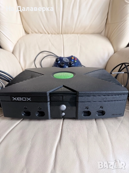 Xbox Classic OG Black – Modded (BMC Emustation Mod) + PowerPad Pro контролер!, снимка 1