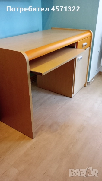 БЮРО - д 120 см , в 75 см, ш 60 см - ПОЛСКА серия мебели FORTE APLI, снимка 1