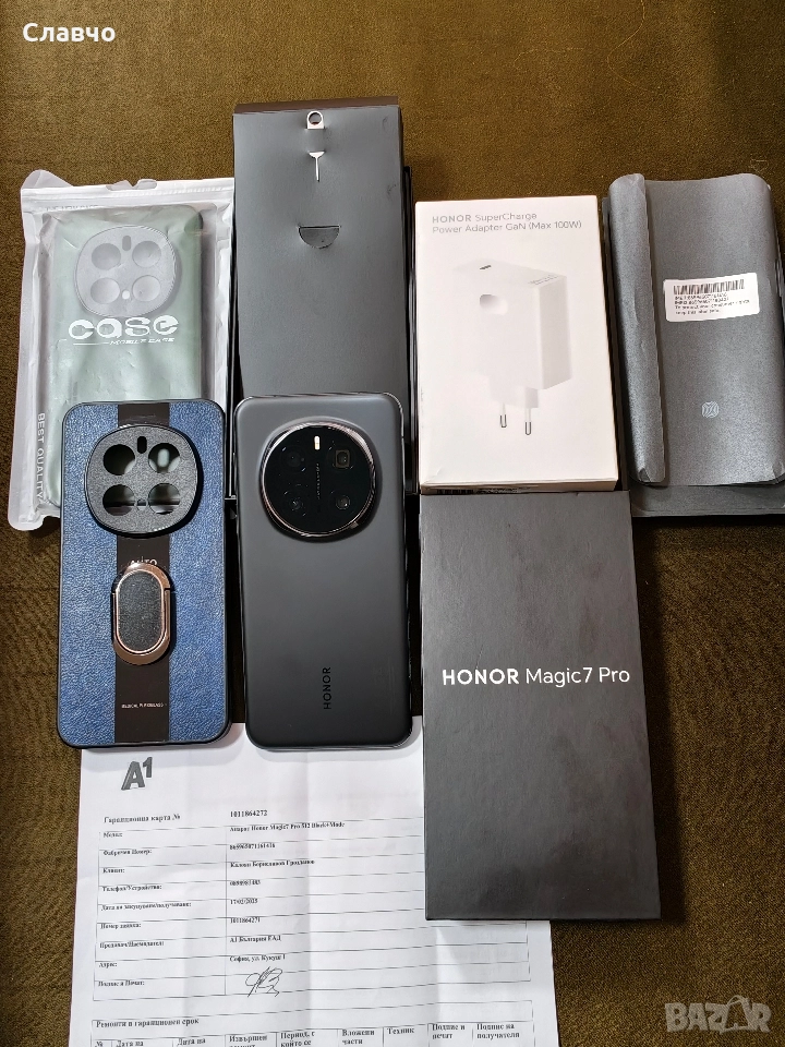 Honor Magic 7Pro 12/512Gb като нов с гаранция, снимка 1