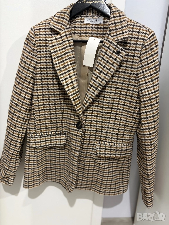 Вълнено палто - Мис Шик. Бг производство. НОВО! , снимка 1