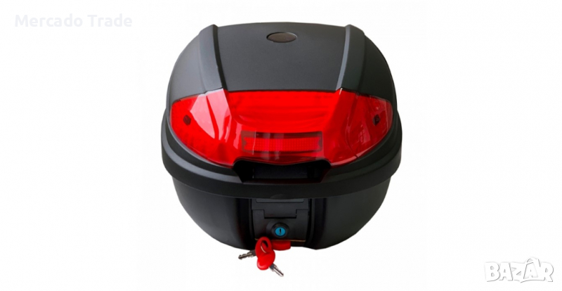 Куфар за мотор, За 1 каска, 2089, Черен, снимка 1