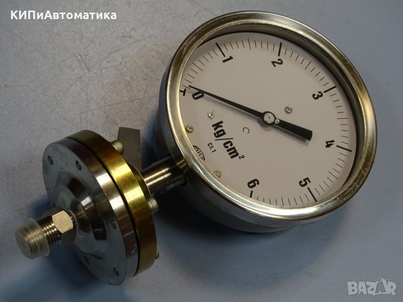 манометър CELLA ф160 0-6 kg/см2, снимка 1