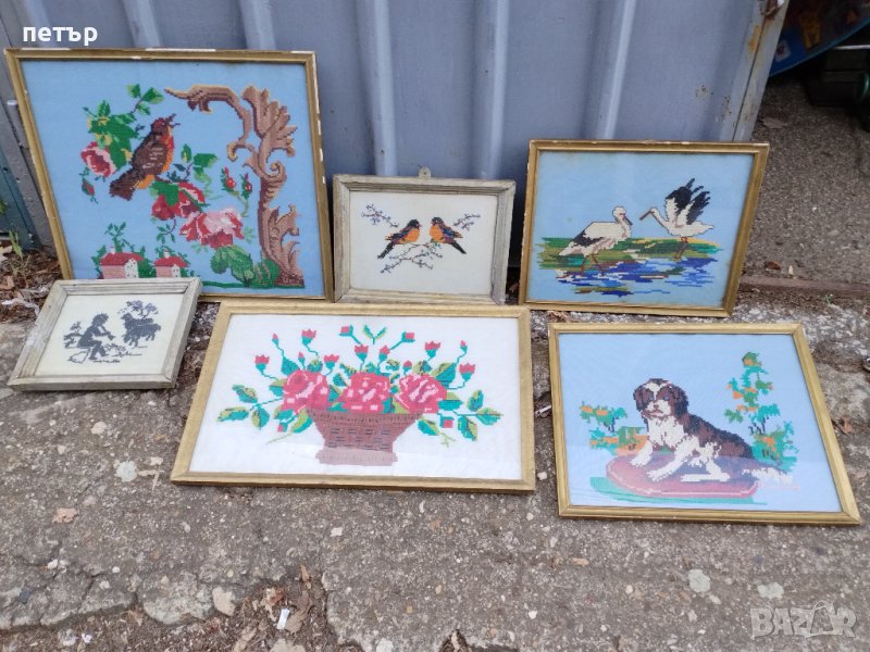 Стари бродерии гоблени, снимка 1