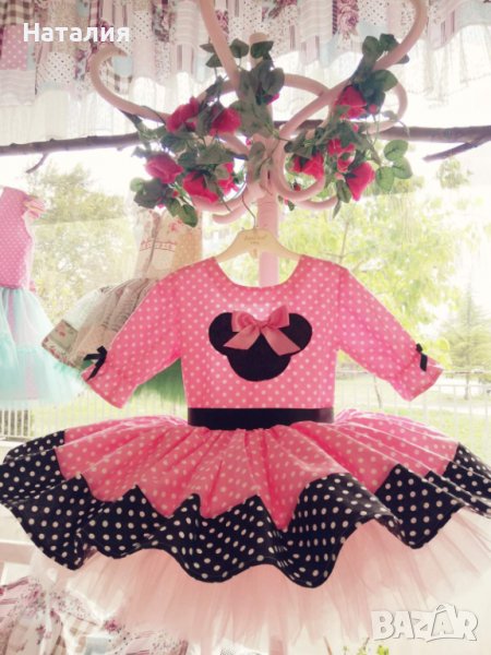 Туту рокля Мини Маус с дълъг ръкав , снимка 1