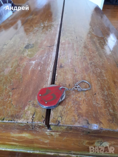 Стар сувенирен нож отварачка П.Денев, снимка 1