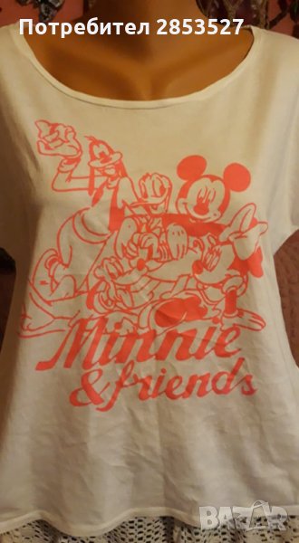 Oysho Disney Нова Бяла  Тениска, снимка 1