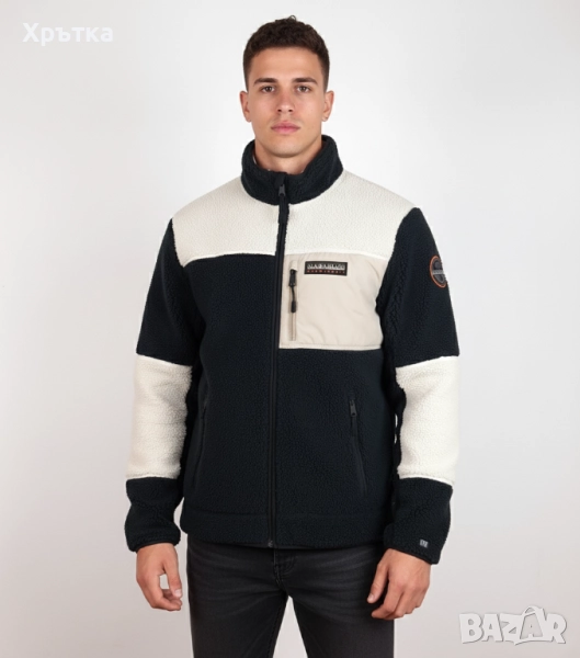 Napapijri Yupik Fleece - Оригинално мъжко поларено яке размер L, снимка 1