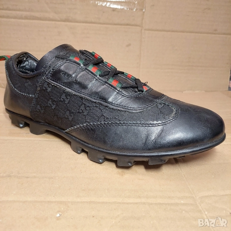 Gucci - Винтидж  Маратонки /  бутонки / голф  / стоножки / обувки  от кожа и плат Номер 42 ., снимка 1