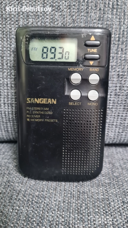 Sangean DT-200 – FM/AM джобно цифрово радио, снимка 1