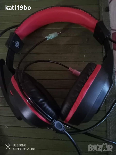 Нови слушалки с микрофон, с кабел, снимка 1