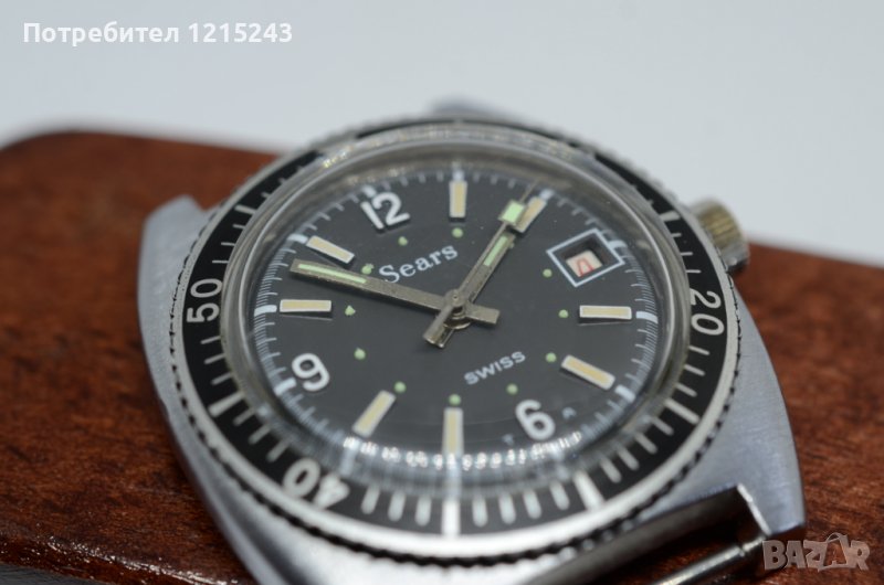 Sears vintage diver часовник, снимка 1