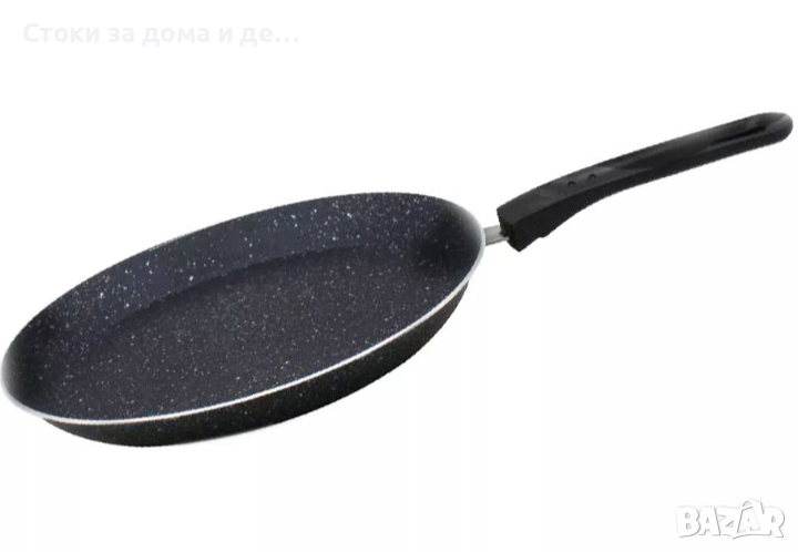 ✨Тиган за палачинки SAPIR SP 1322 VM24 /VM26, Мраморно незалепващо покритие, Черен,РАЗЛИЧНИ РАЗМЕРИ, снимка 1