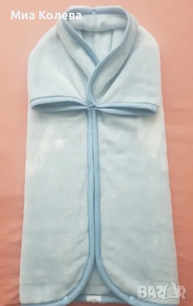 Чисто ново зимно,повивно одеало с цип и копчета.Много мека и топла материя,компактно., снимка 1