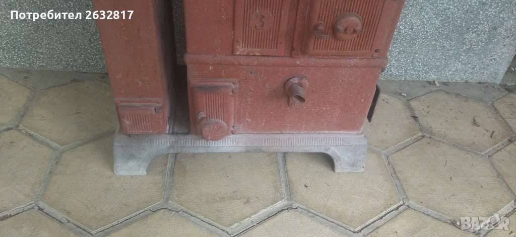 Старинна печка , снимка 1