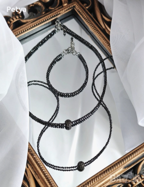 Сет от черни циркони, снимка 1