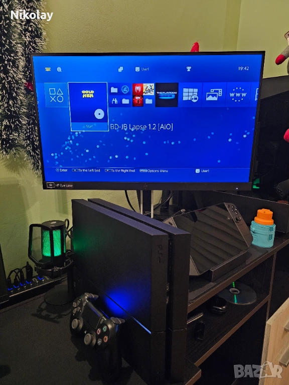 Playstation 4 Fat, 1TB, Хакнат + 31 игри, снимка 1