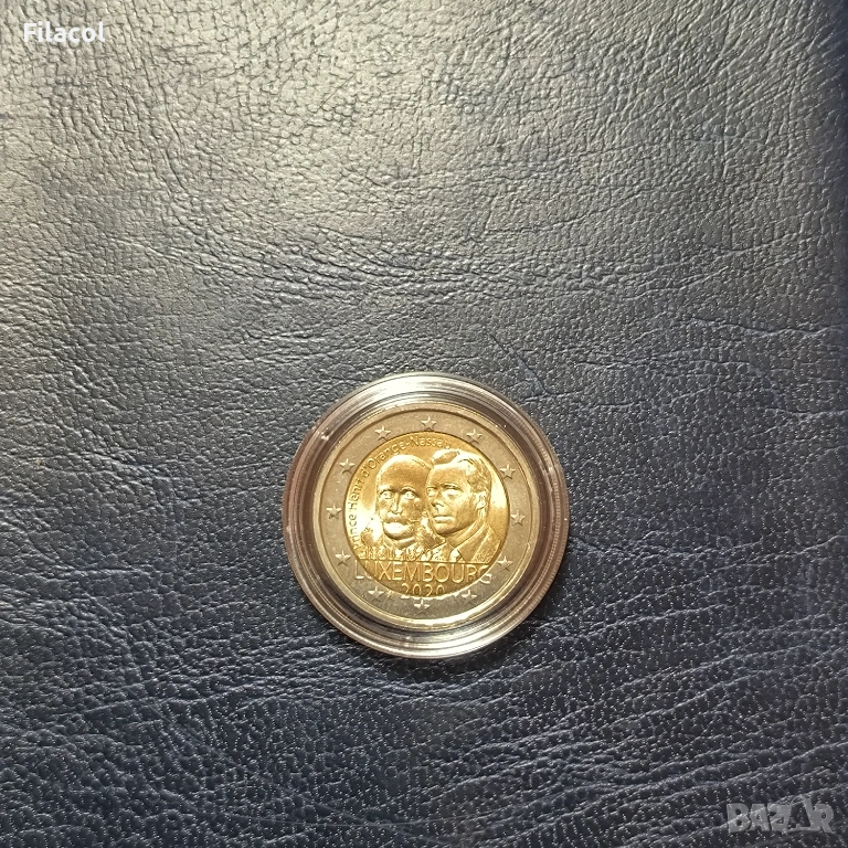 Люксембург 2 евро 2020  Хайнрих Нидерландски Orangе  UNC, снимка 1