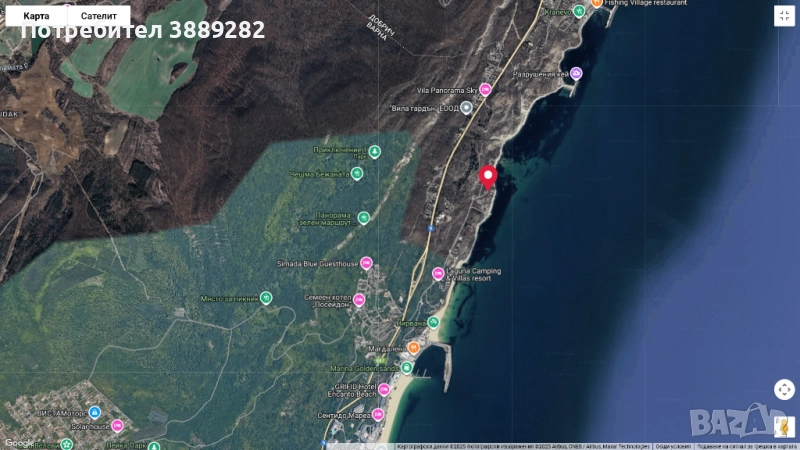 Продава парцел в околностите на к.к. Златни пясъци , Варна, снимка 1