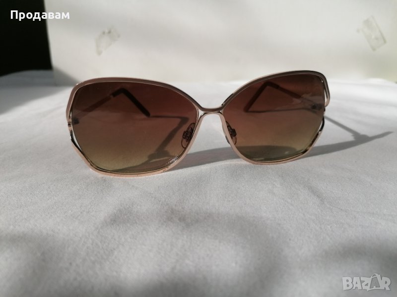 Слънчеви очила с метална златиста рамка А-50, Cat. 3, снимка 1