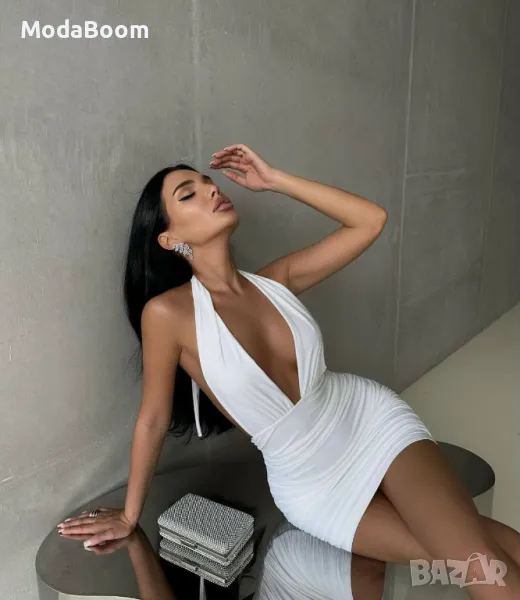 Бяла дамска рокля , снимка 1