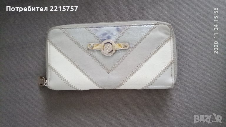  Портмоне от естествен лак и колани., снимка 1