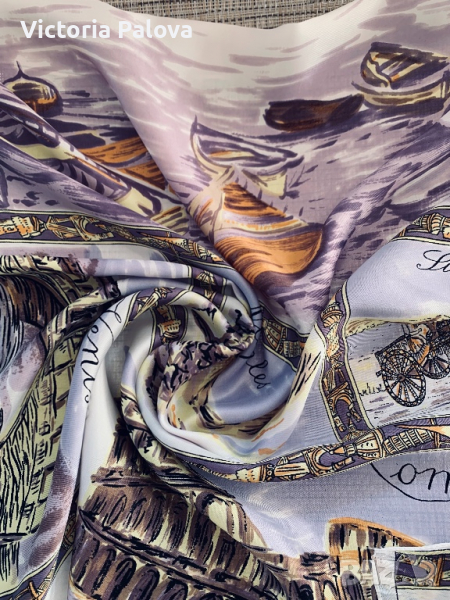 Копринен шал “Италия”, снимка 1