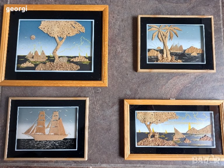 3d картини от корк    11/4, снимка 1