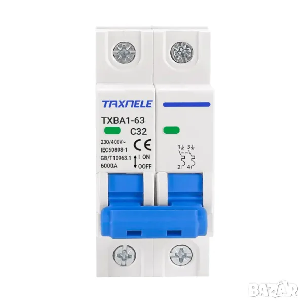 Автоматичен прекъсвач AC MCB 2P 230V 400V 6KA, снимка 1