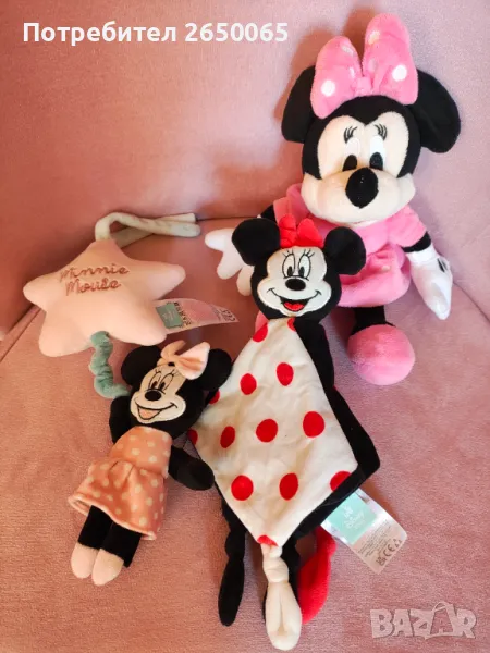 Нов орг.детски комплект на Minnie mouse , снимка 1