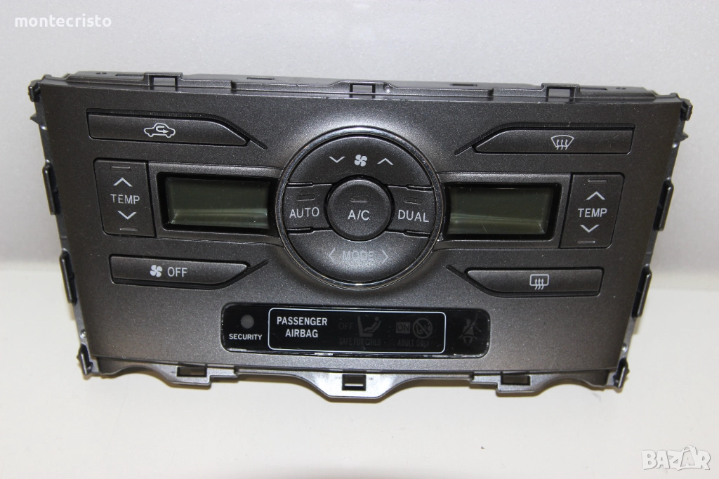 Панел климатроник Toyota Auris (2007-2010г.) 55900-02220-B /  5590002220B управление климатик, снимка 1