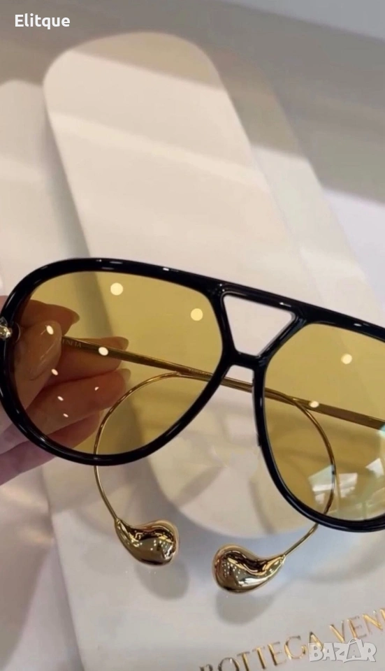 очила с черен обикновен калъф и ув защита bottega veneta , снимка 1