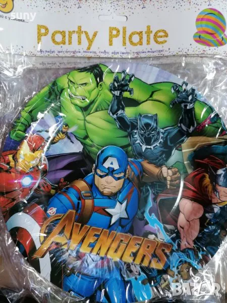 Парти чинийки Отмъстителите Хълк , снимка 1