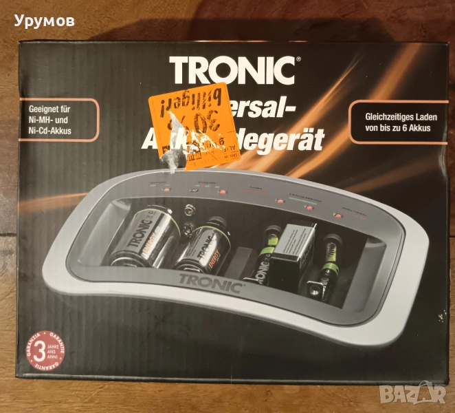 Универсално зарядно за батерии TRONIC, снимка 1