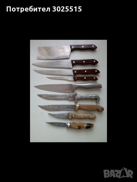 Стари ножове и сатър , снимка 1