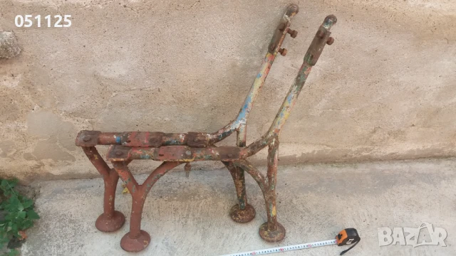 Отлични масивни чигунени стойки от пейка - 30 кг. царско време , снимка 10 - Градински мебели, декорация  - 50659865