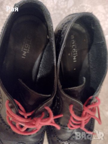 Дамски кожени обувки в черно Soldini, снимка 6 - Дамски ежедневни обувки - 41559026