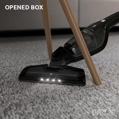 Вертикална прахосмукачка Electrolux EER7GREEN, 27 W, 18 V, Капацитет 0,5 л, LED, Технология BrushRol, снимка 4 - Прахосмукачки - 40051386