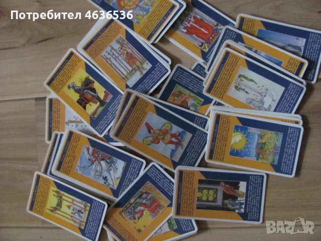 Карти ТАРО ,TAROT ,Italy, снимка 3 - Карти за игра - 53443448
