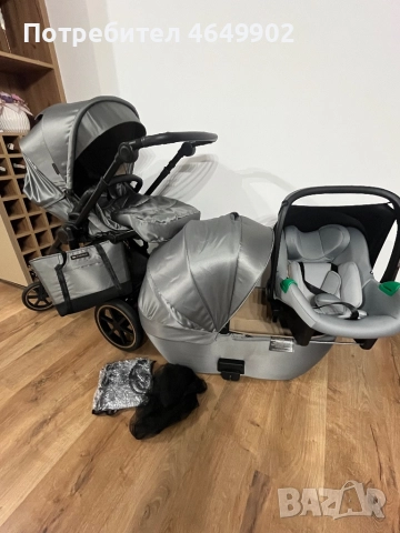 Количка 3 в1 на kinderkraft, снимка 2 - Детски колички - 52399288