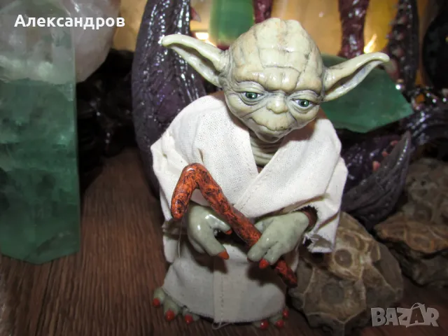 Учителя Йода в отлична форма и облекло подходяща за подарък фигурка , снимка 6 - Подаръци за мъже - 49871624