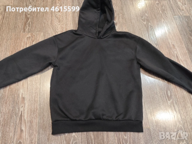 плътен суичър с надпис на гърба , снимка 2 - Суичъри - 53582097