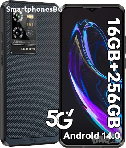 Oukitel WP50 5G 16GB RAM 256GB ROM с IP68 защита