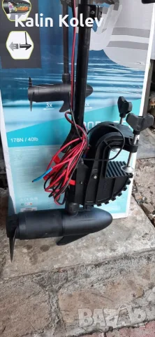 Електрически извънбордов двигател за лодка  Intex 420w, снимка 4 - Воден транспорт - 56124970