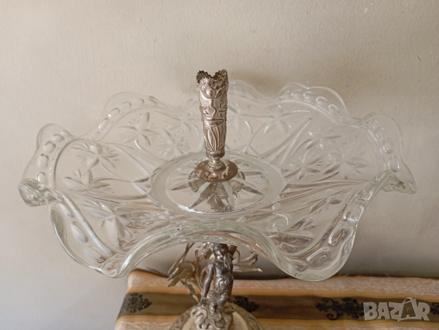 Фруктиера арт нуво, снимка 3 - Антикварни и старинни предмети - 52345513