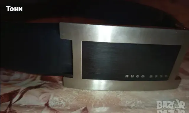 HUGO BOSS ОРИГИНАЛ Нов Мъжки Колан Изцяло от Естествена Кожа 110см. , снимка 6 - Колани - 49564176